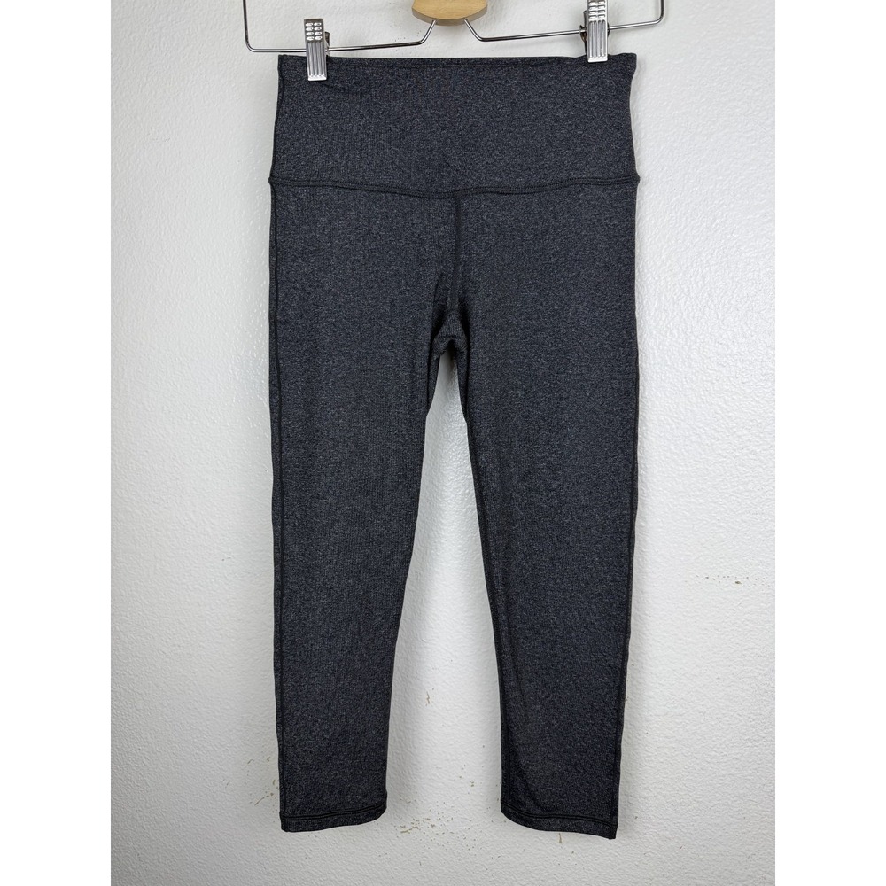 Prana Stretch Low‎ Rise Ashley Heather Gray Ankle Compression Leggings XS
